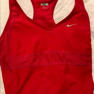 Nike Dry Fit Racer Back Tank with Built In Bra